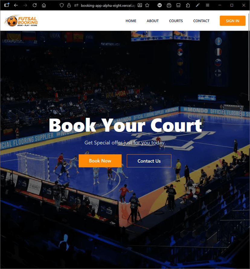 Futsal Booking